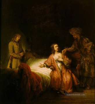  j - Joseph beschuldigt von Potiphars Frau Rembrandt